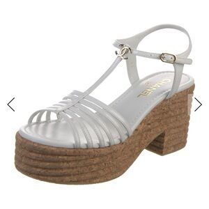 CHANEL SANDALS, CHEVRE VERNIE, PATENT GOATSKIN